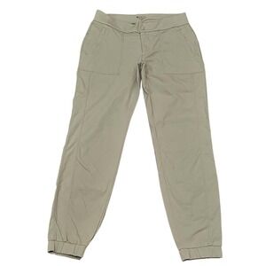Athleta Khaki Cargo Jogger Pants woman's Size 8T Casual Outdoor Activewear